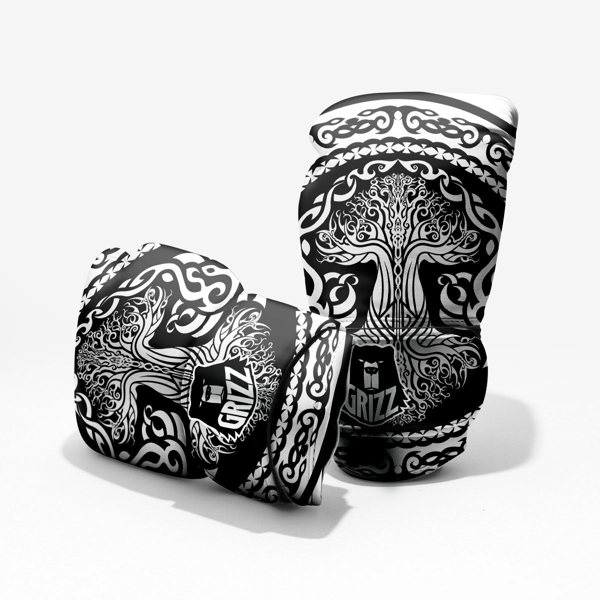 Tree Of Life Viking Print Pro Boxing Glove