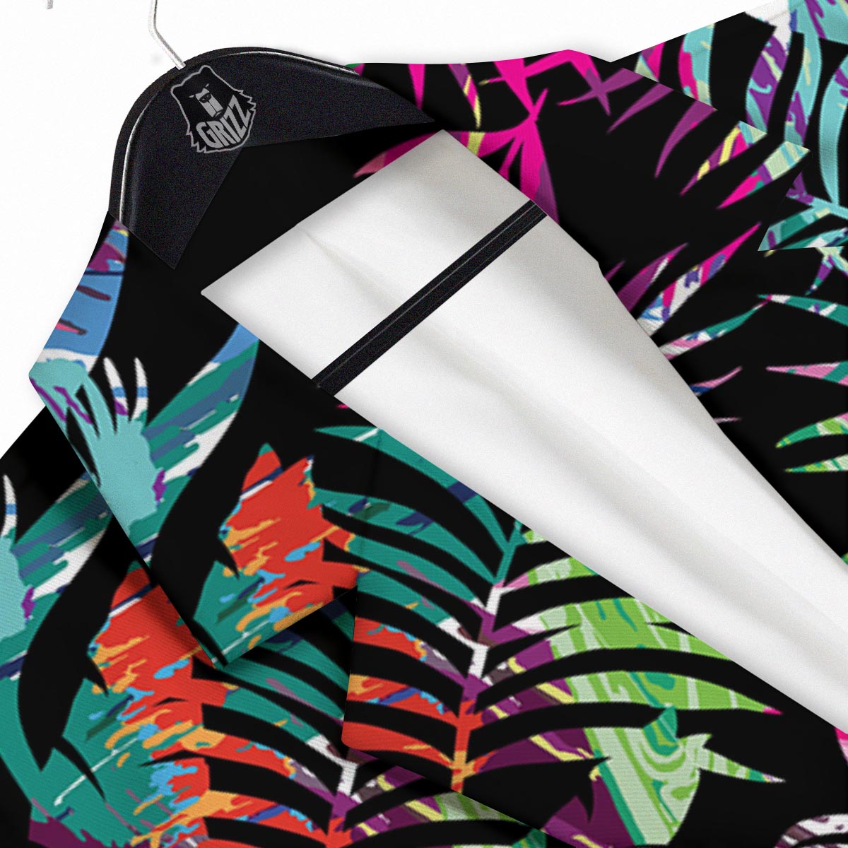 Tree Palm Trippy Print Pattern Men's Sport Coat-grizzshop