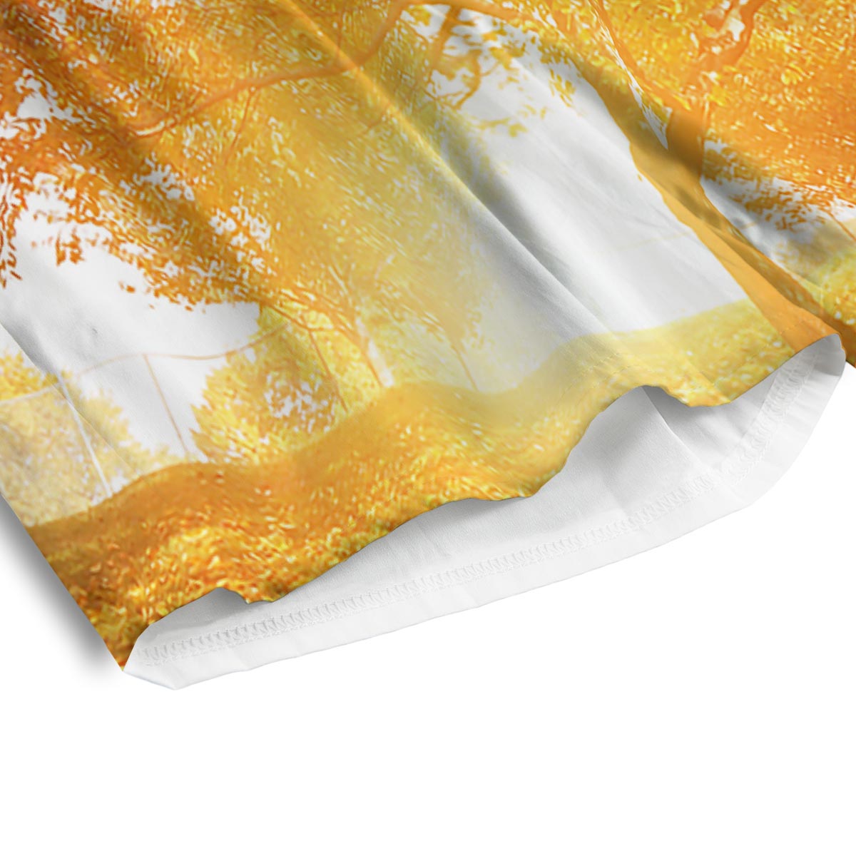 Tree Sunshine Autumn Print Men's Athletic Shorts