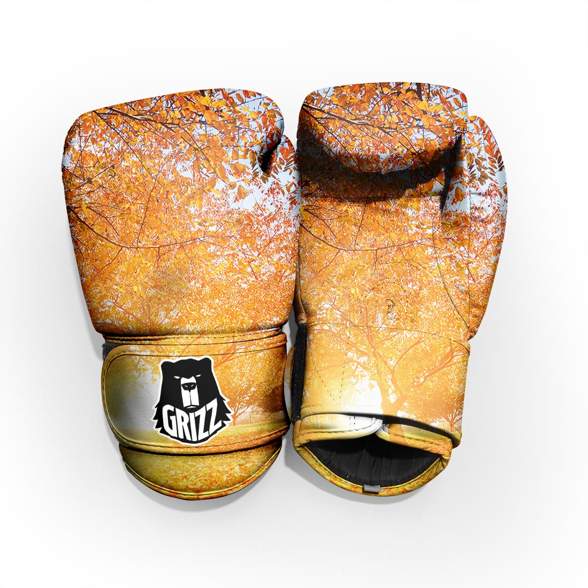 Tree Sunshine Autumn Print Pro Boxing Glove