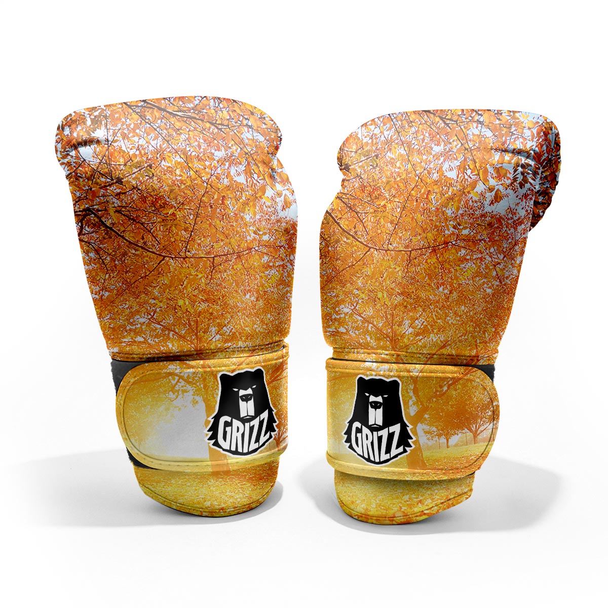Tree Sunshine Autumn Print Pro Boxing Glove