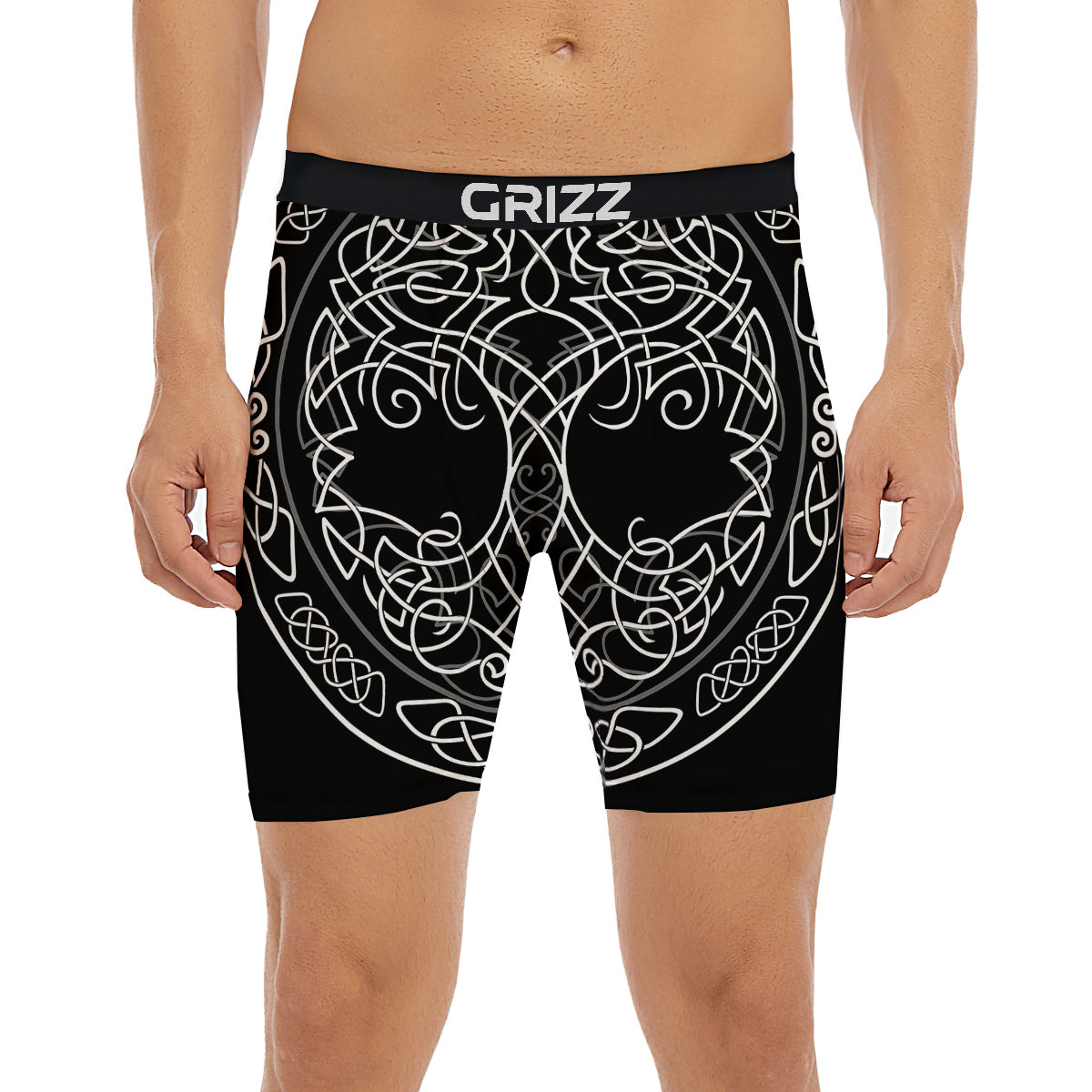 Tree Of Life Celtic Knot Print Boxer Briefs