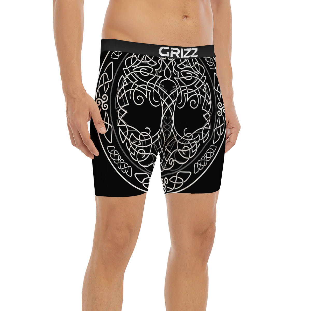 Tree Of Life Celtic Knot Print Boxer Briefs