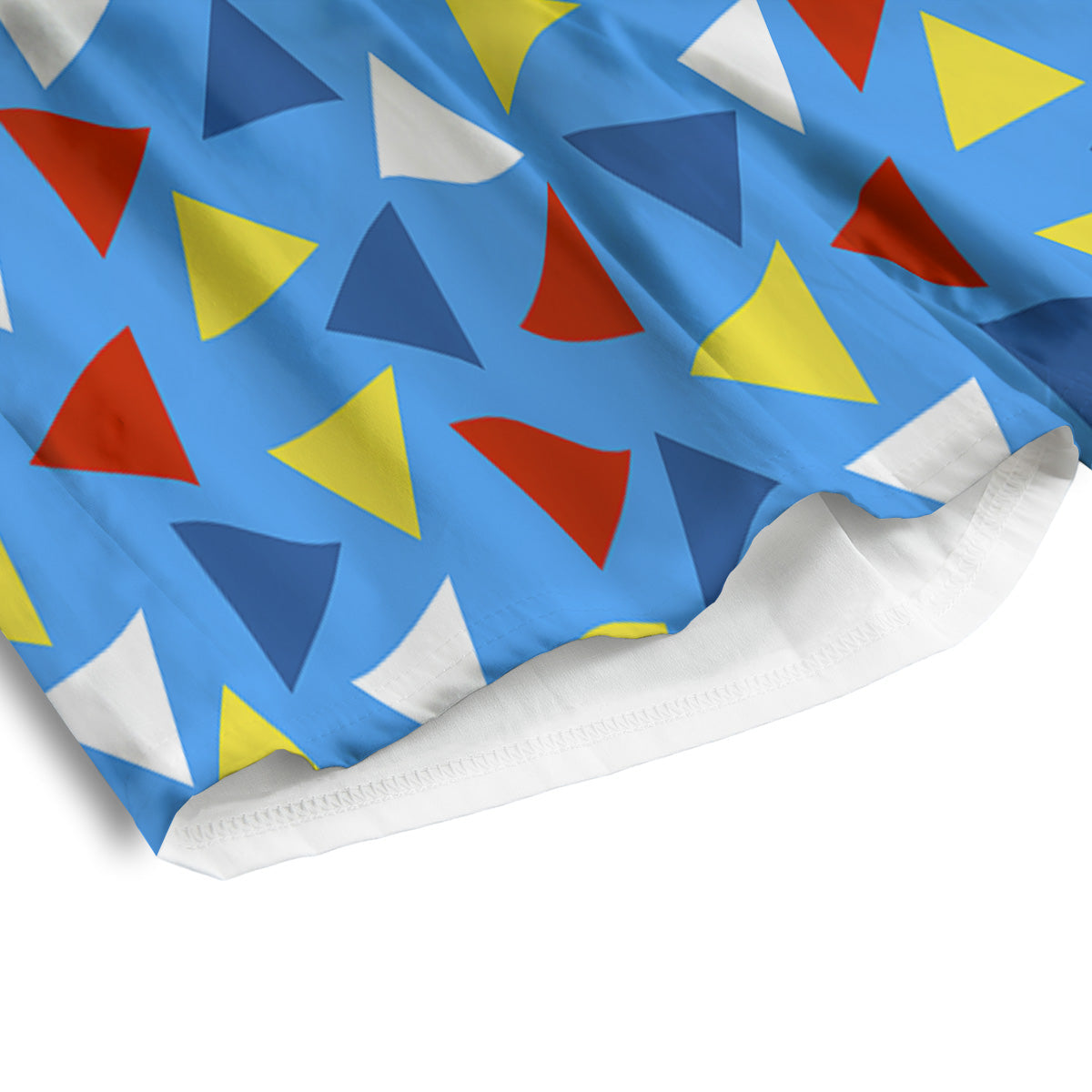 Triangle Autism Awareness Color Print Pattern Men's Athletic Shorts