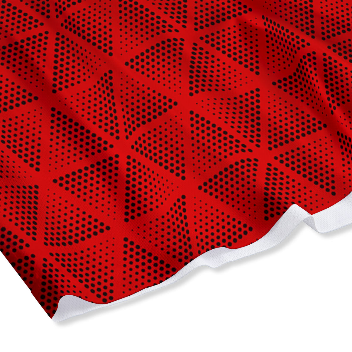 Triangle Dot Geometric Print Pattern Mesh Shorts-grizzshop