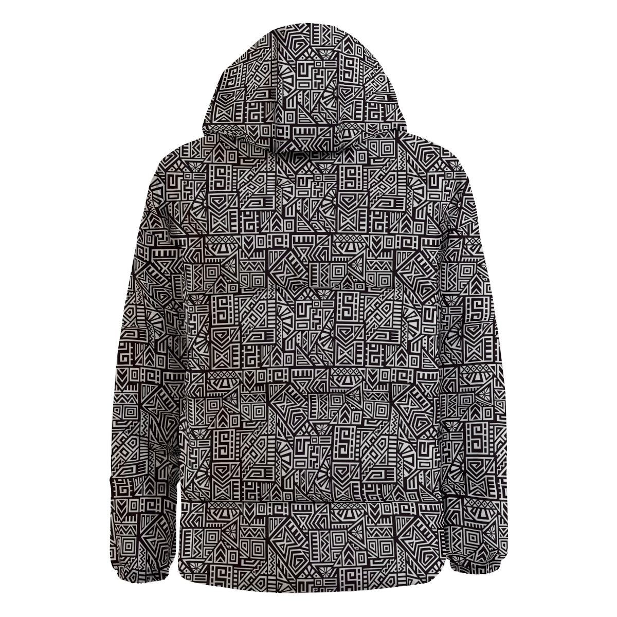 Tribal Ancient Aztec Print Pattern Down Jacket-grizzshop