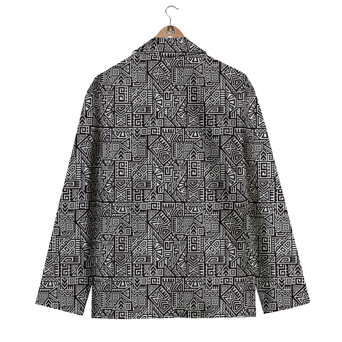 Tribal Ancient Aztec Print Pattern Men's Blazer-grizzshop