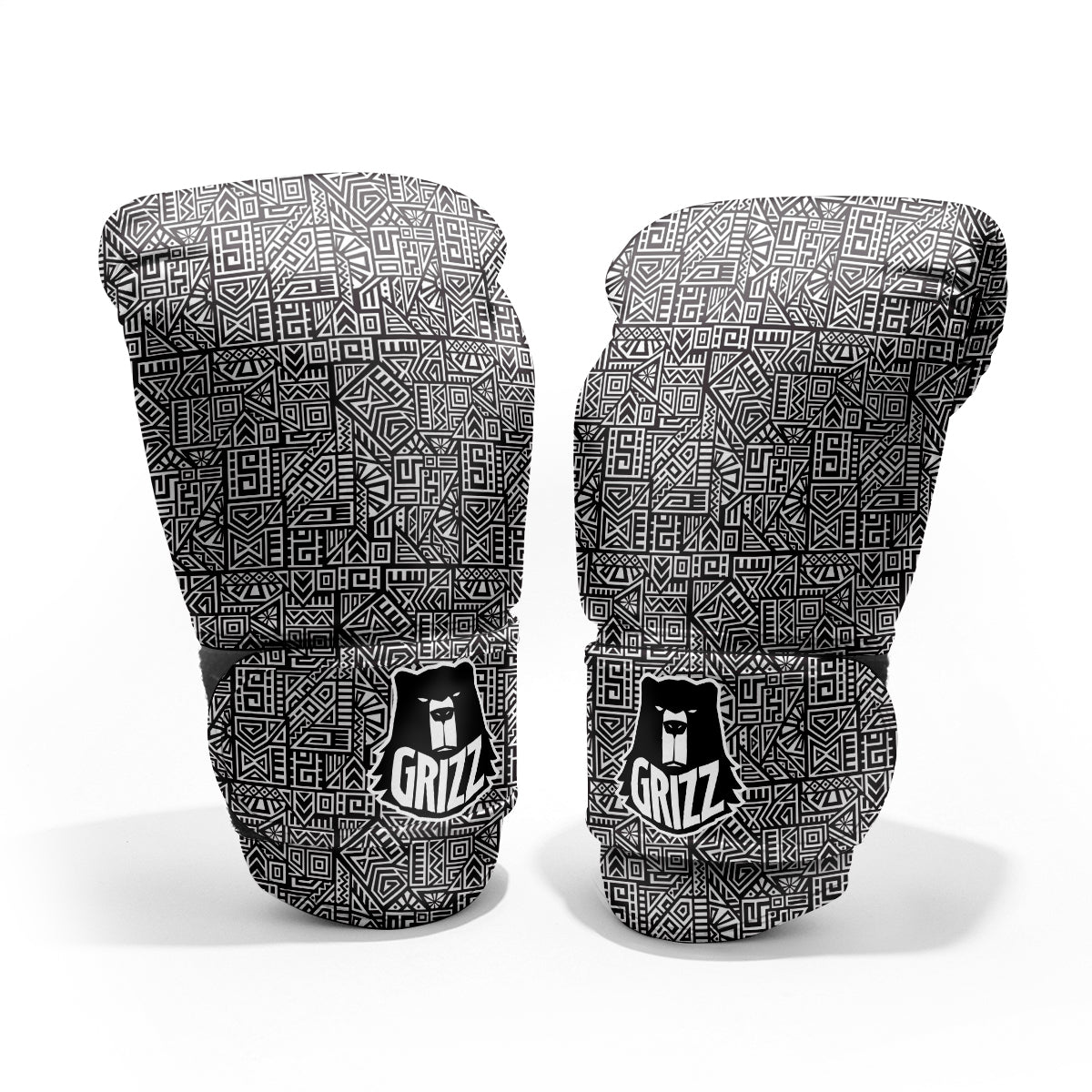 Tribal Ancient Aztec Print Pattern Pro Boxing Glove