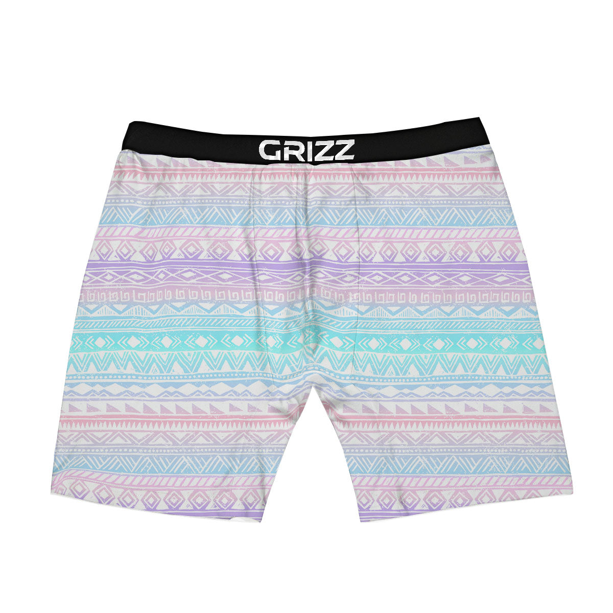 Tribal Aztec Pastel Print Pattern Boxer Briefs-grizzshop
