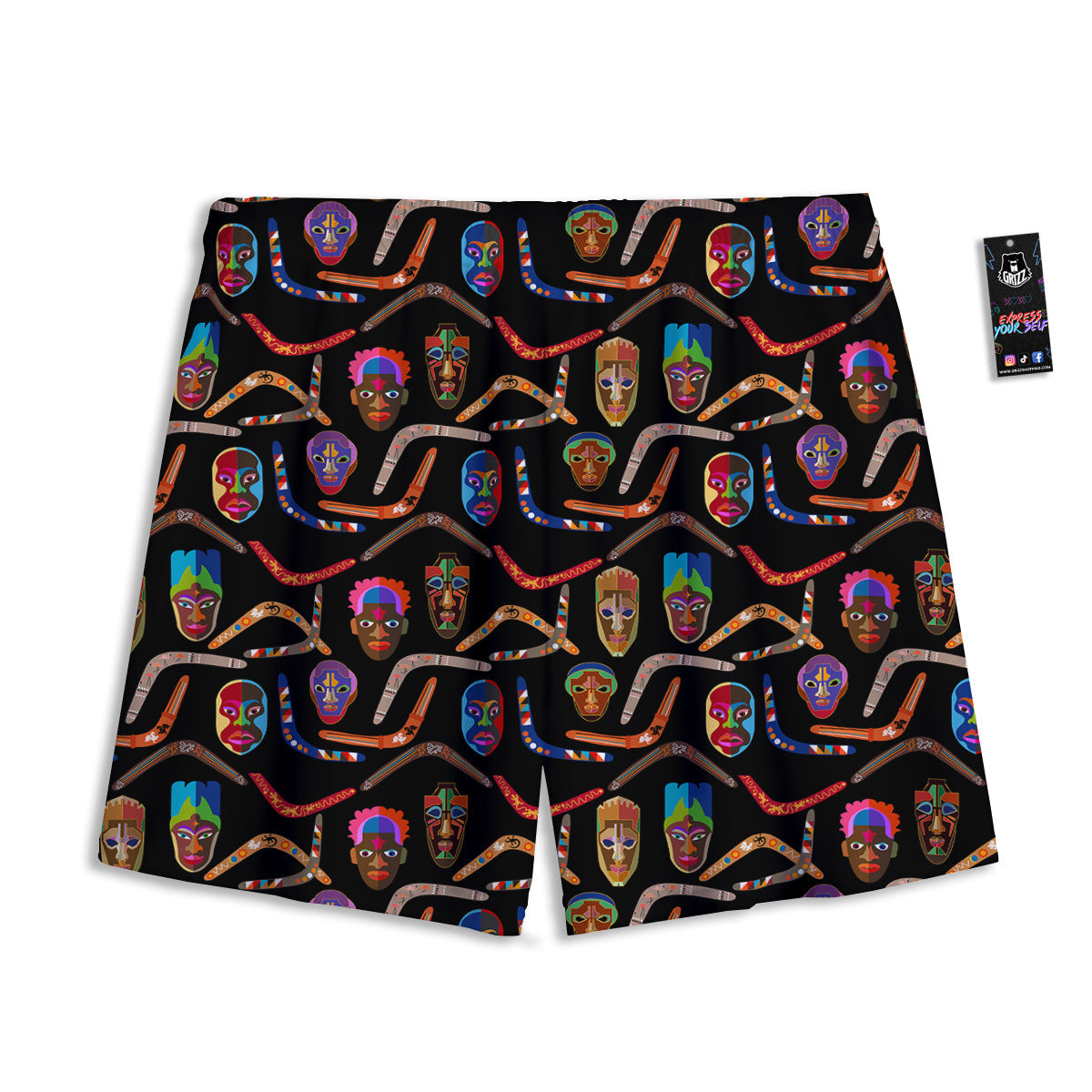 Vegetables And Fresh Fruits Print Mesh Shorts
