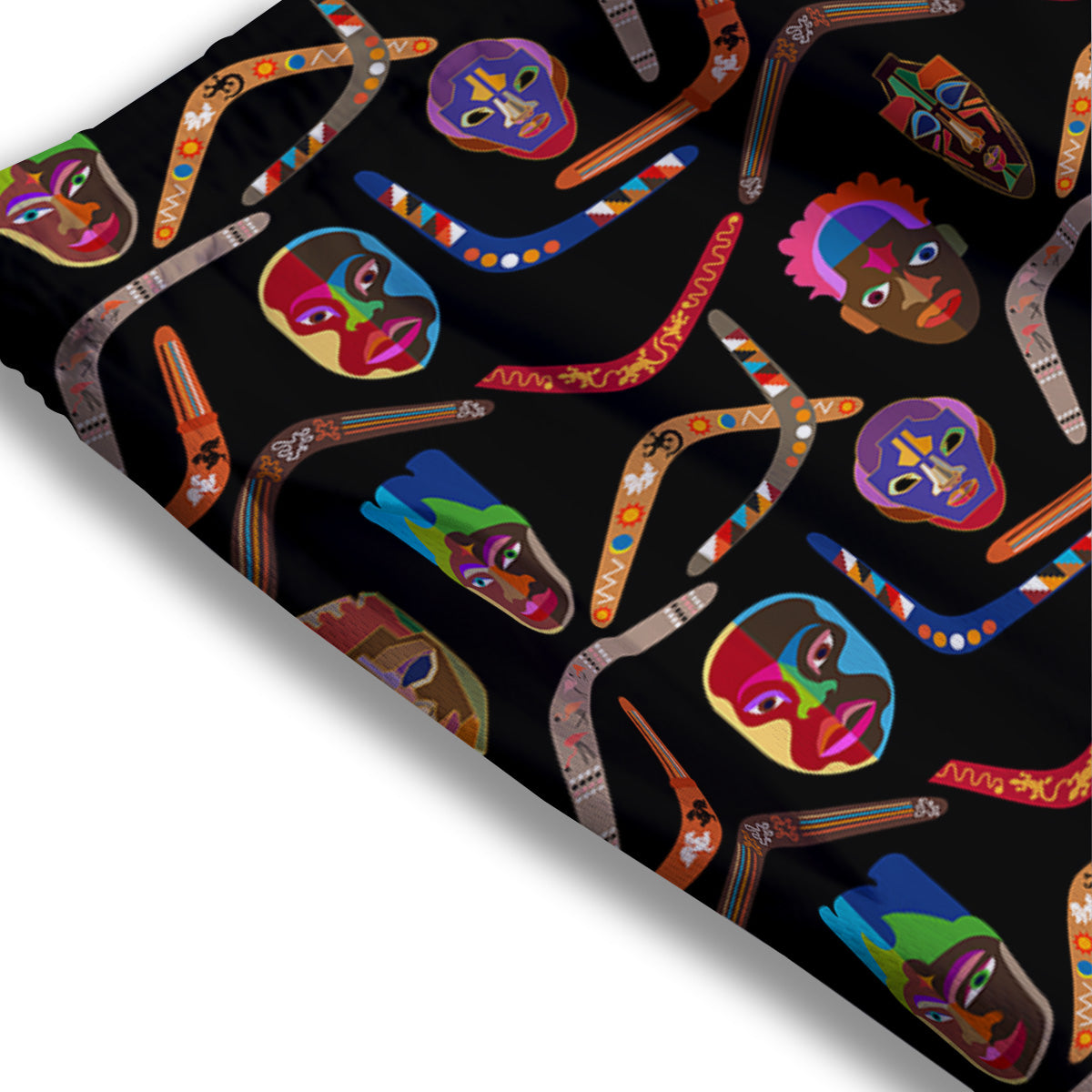 Vegetables And Fresh Fruits Print Mesh Shorts