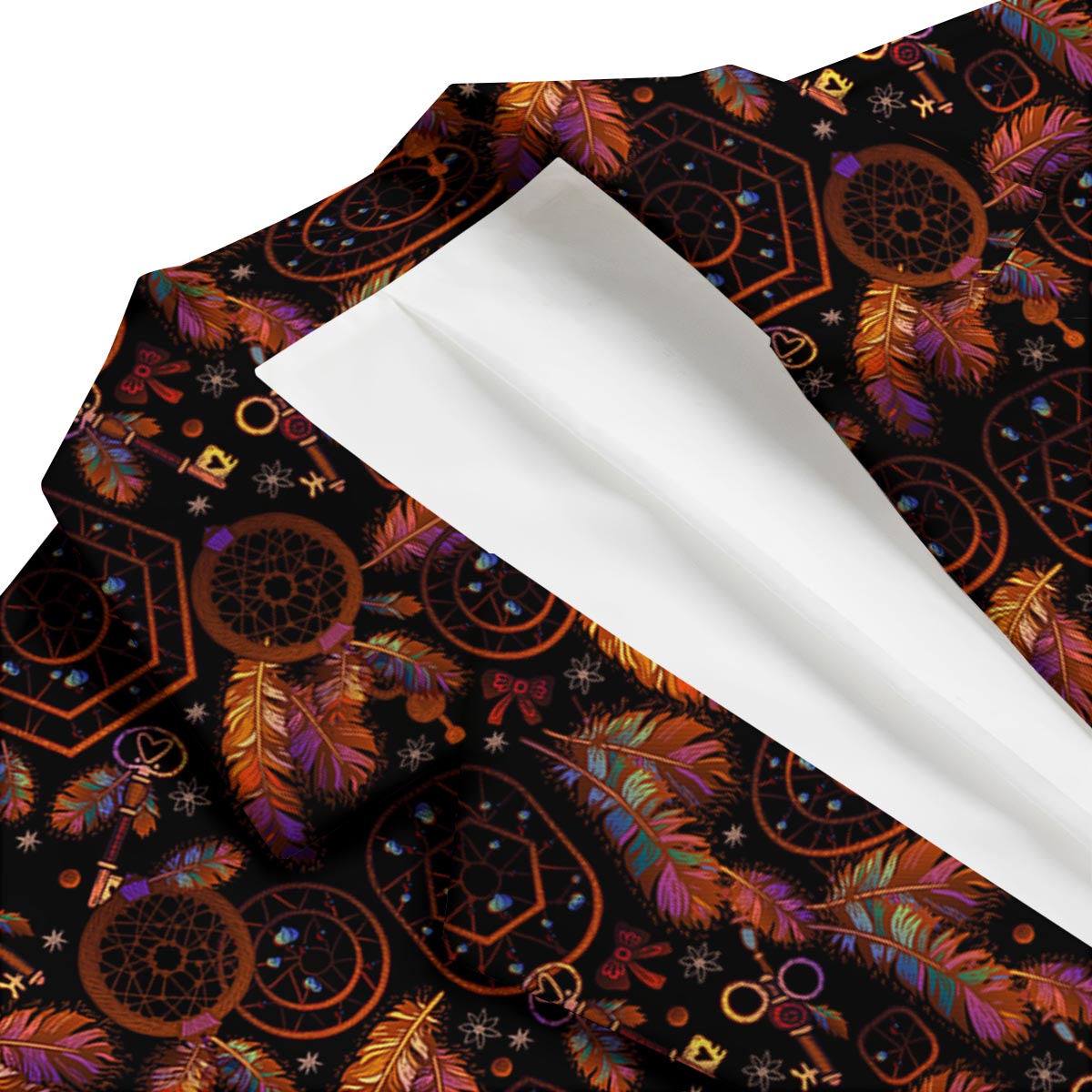 Tribal Dream Catcher Feather Men's Blazer-grizzshop