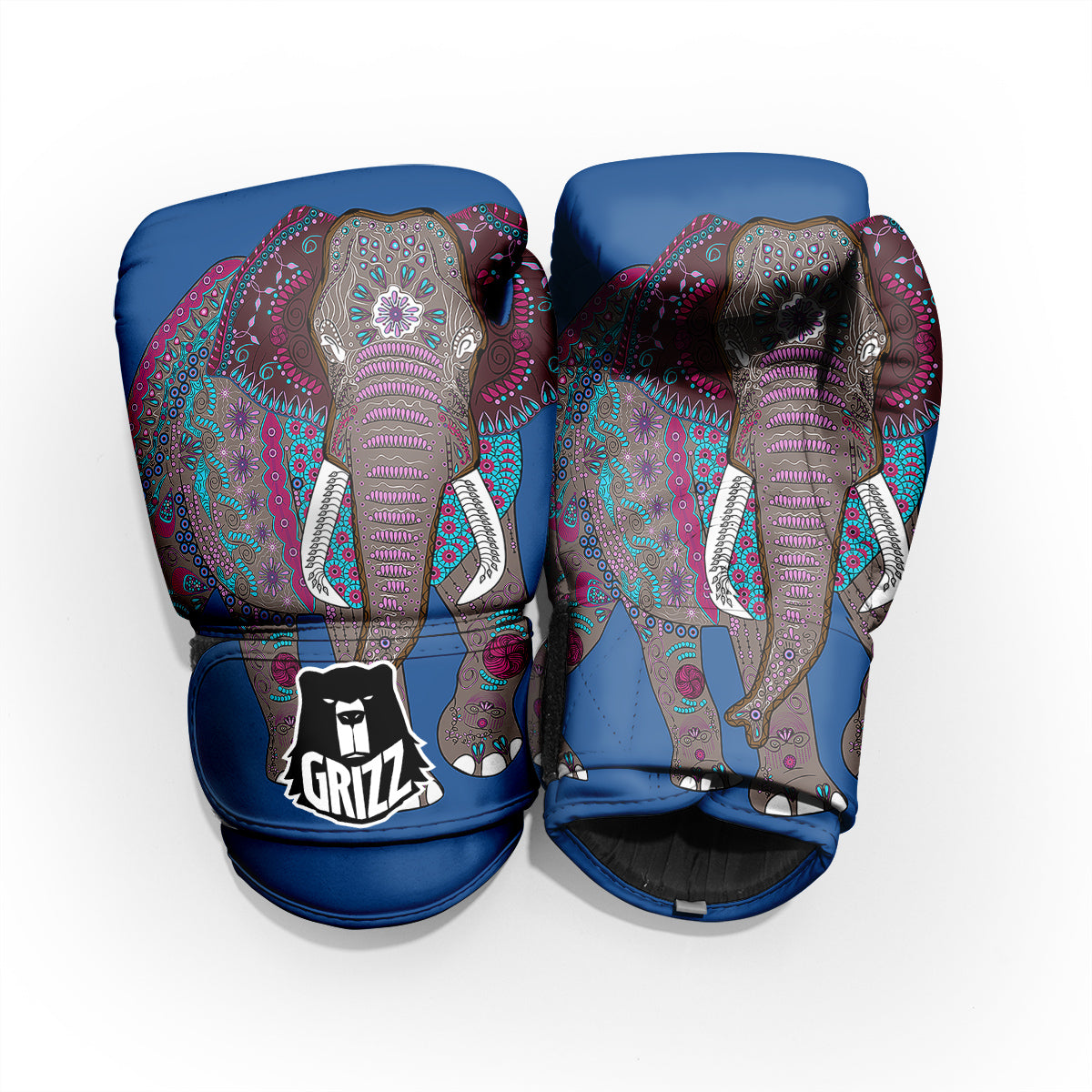 Tribal Elephant Indian Cute Print Pro Boxing Glove