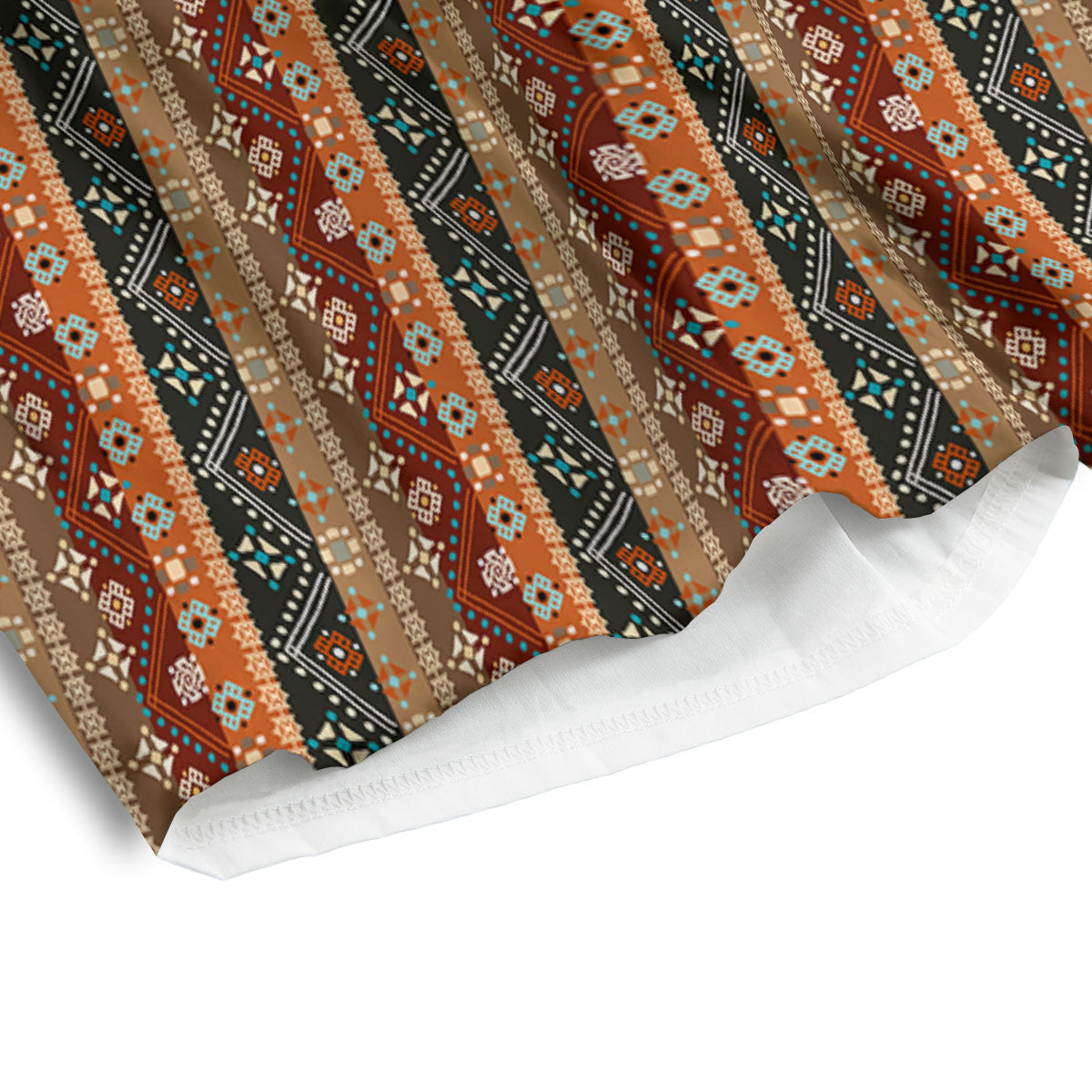 Tropical Palm Hawaiian Print Pattern Men's Athletic Shorts