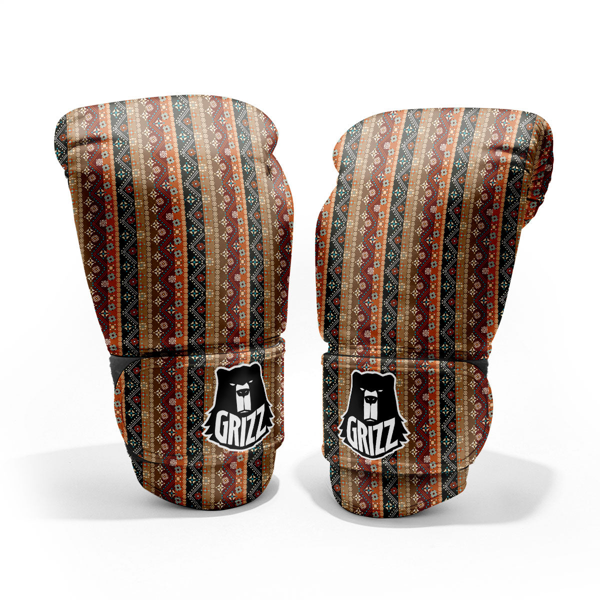 Tribal Ethnic Boho Print Pattern Pro Boxing Glove