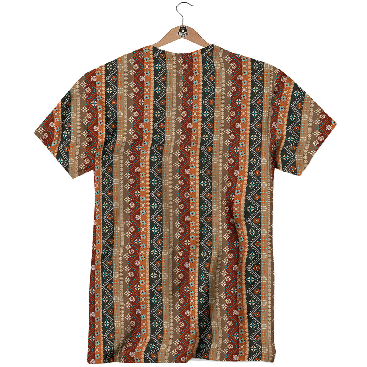 Tribal Ethnic Boho Print Pattern T-Shirt-grizzshop