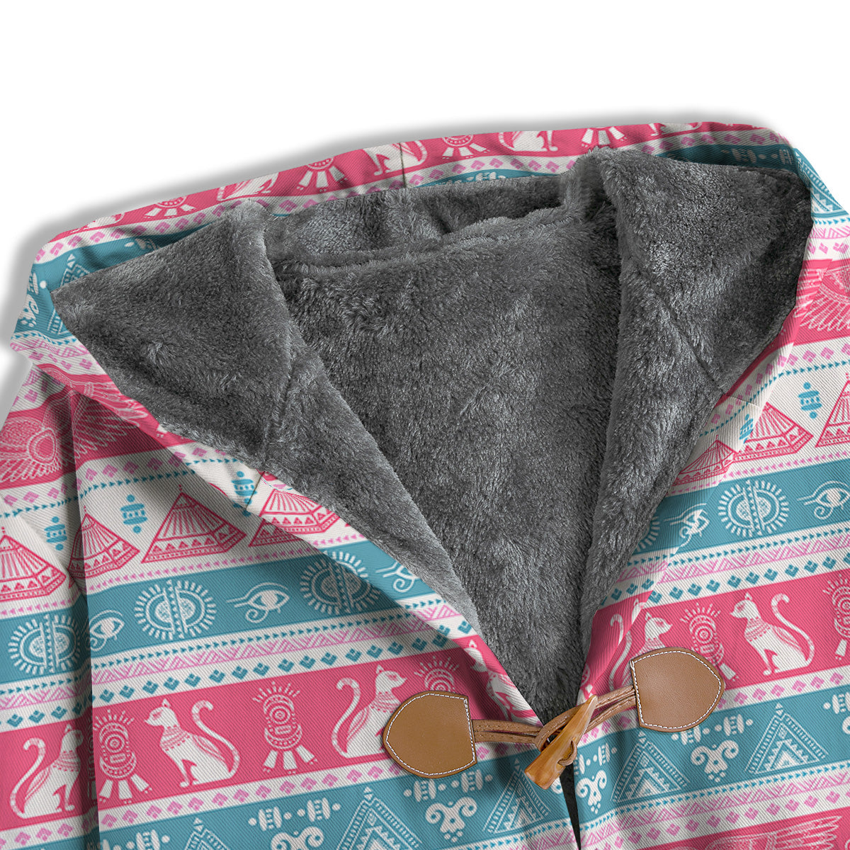 Tribal Ethnic Pink Blue Egypt Print Pattern Men's Windbreaker Jacket-grizzshop