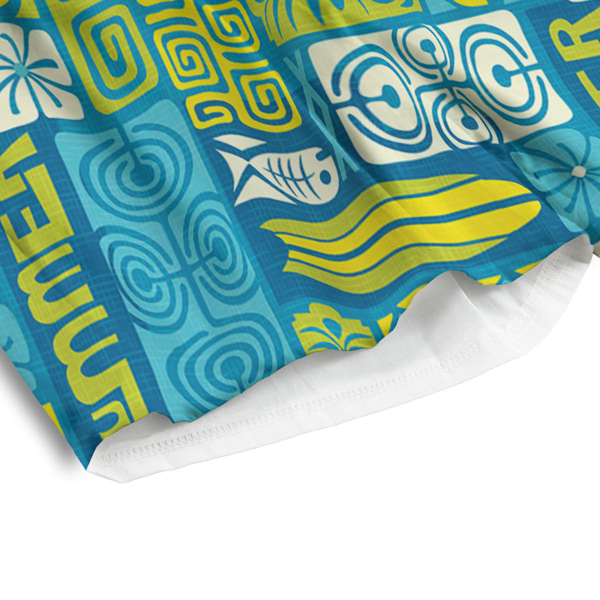 Tribal Hawaii Polynesian Print Men's Athletic Shorts