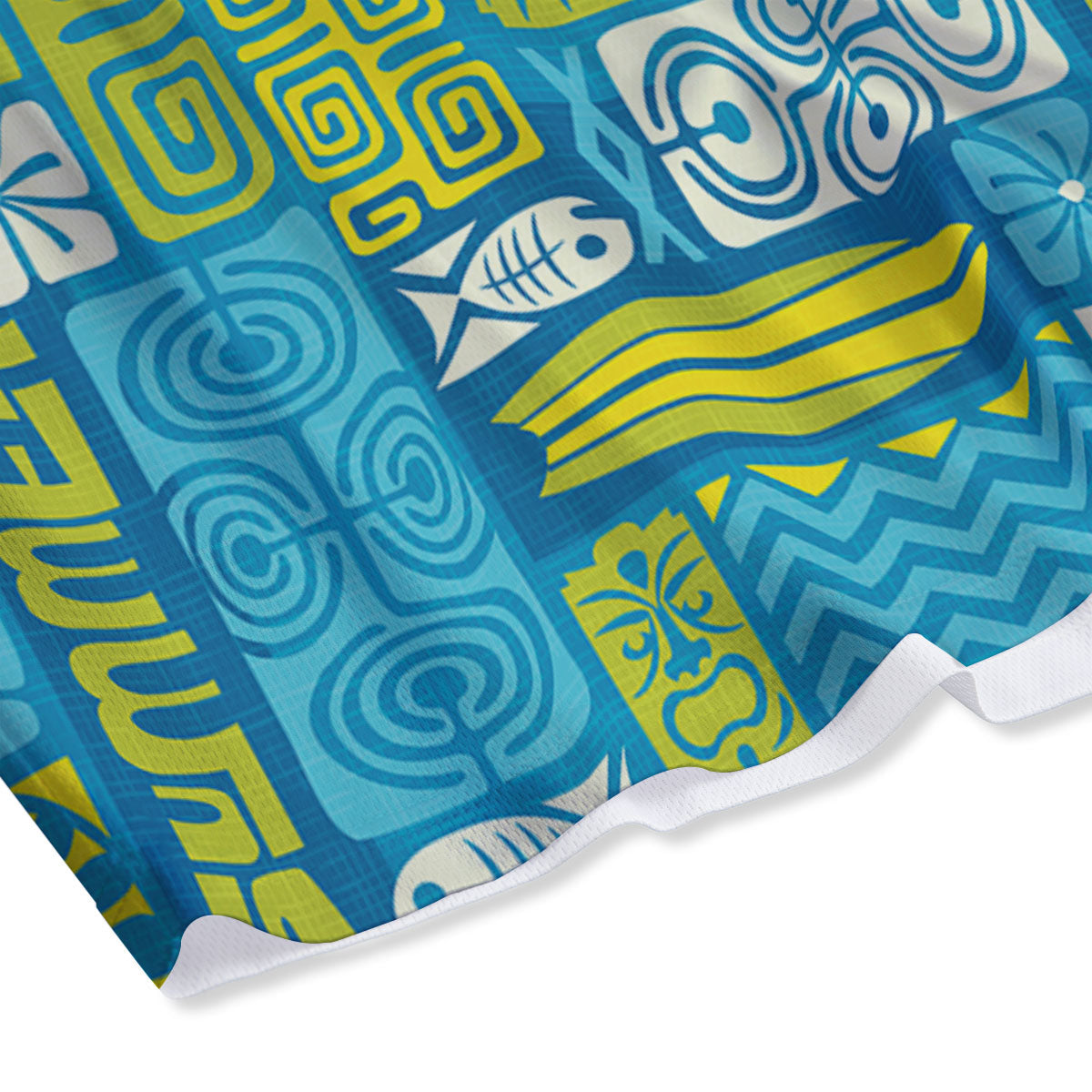 Tribal Hawaii Polynesian Print Mesh Shorts