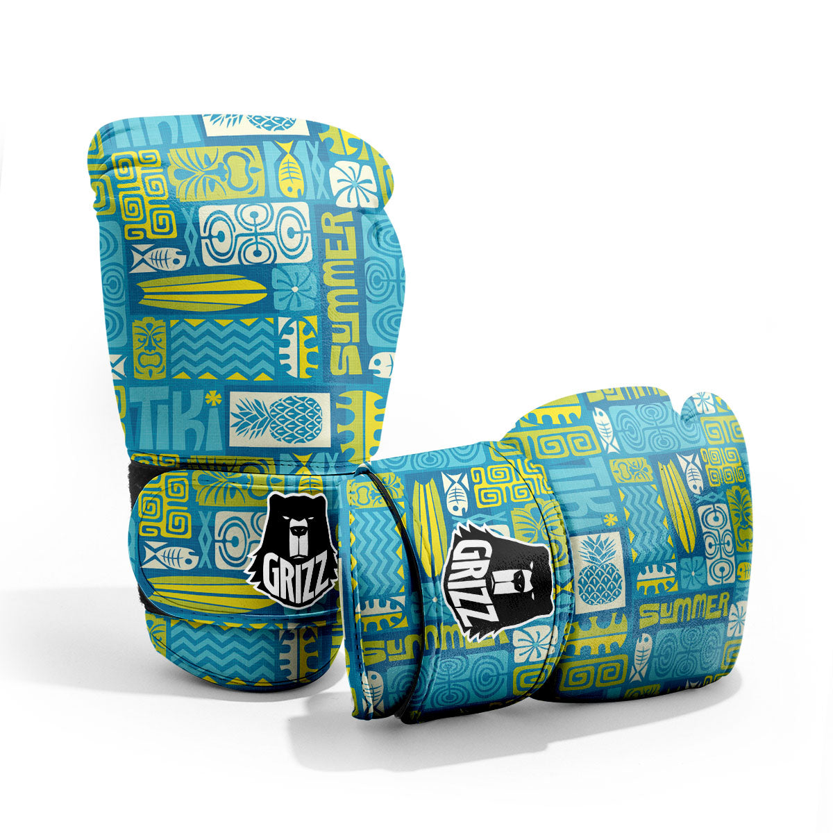 Tribal Hawaii Polynesian Print Pro Boxing Glove