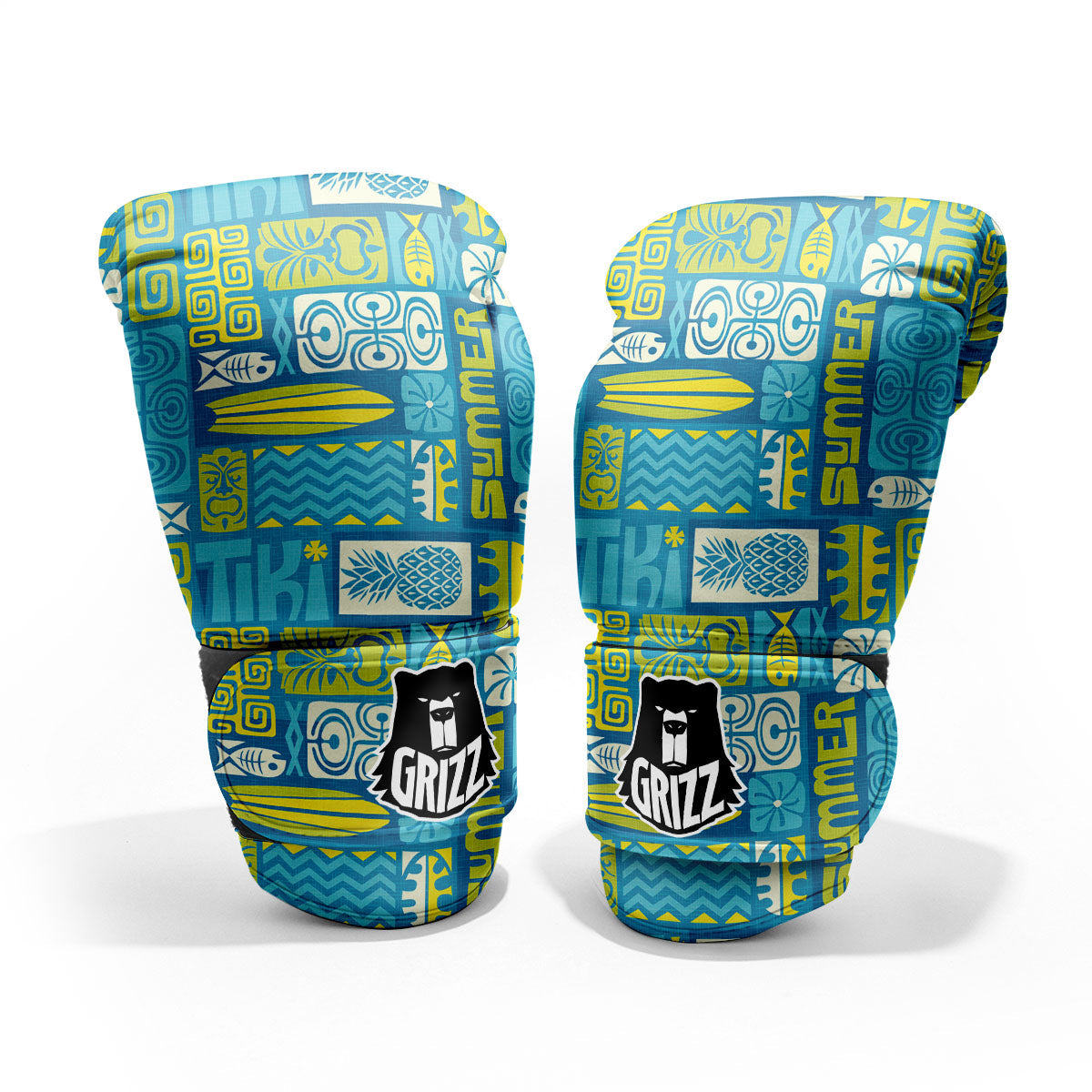 Tribal Hawaii Polynesian Print Pro Boxing Glove