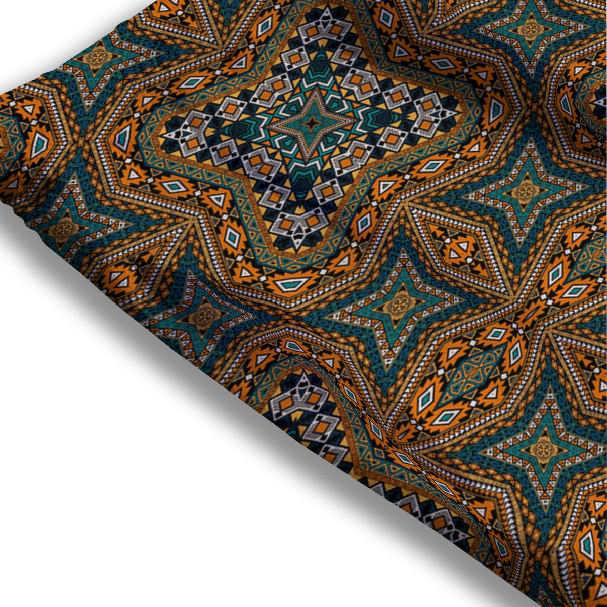 Tribal Indian Vintage Print Pattern Mesh Shorts