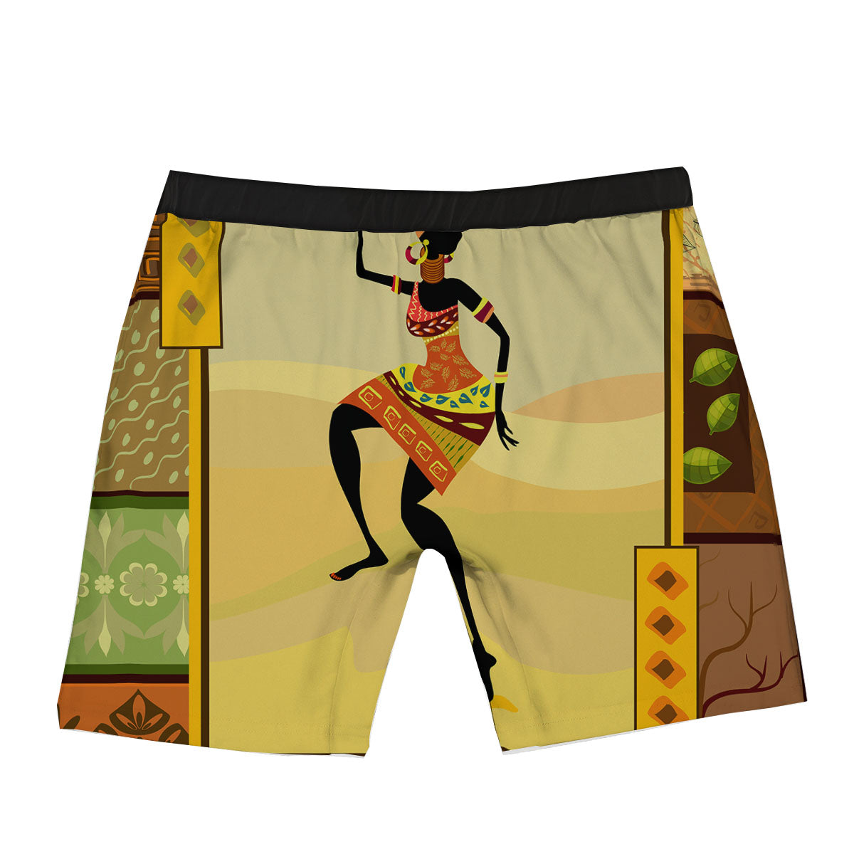 Tribal Inspired African Ethnic Print Boxer Briefs-grizzshop
