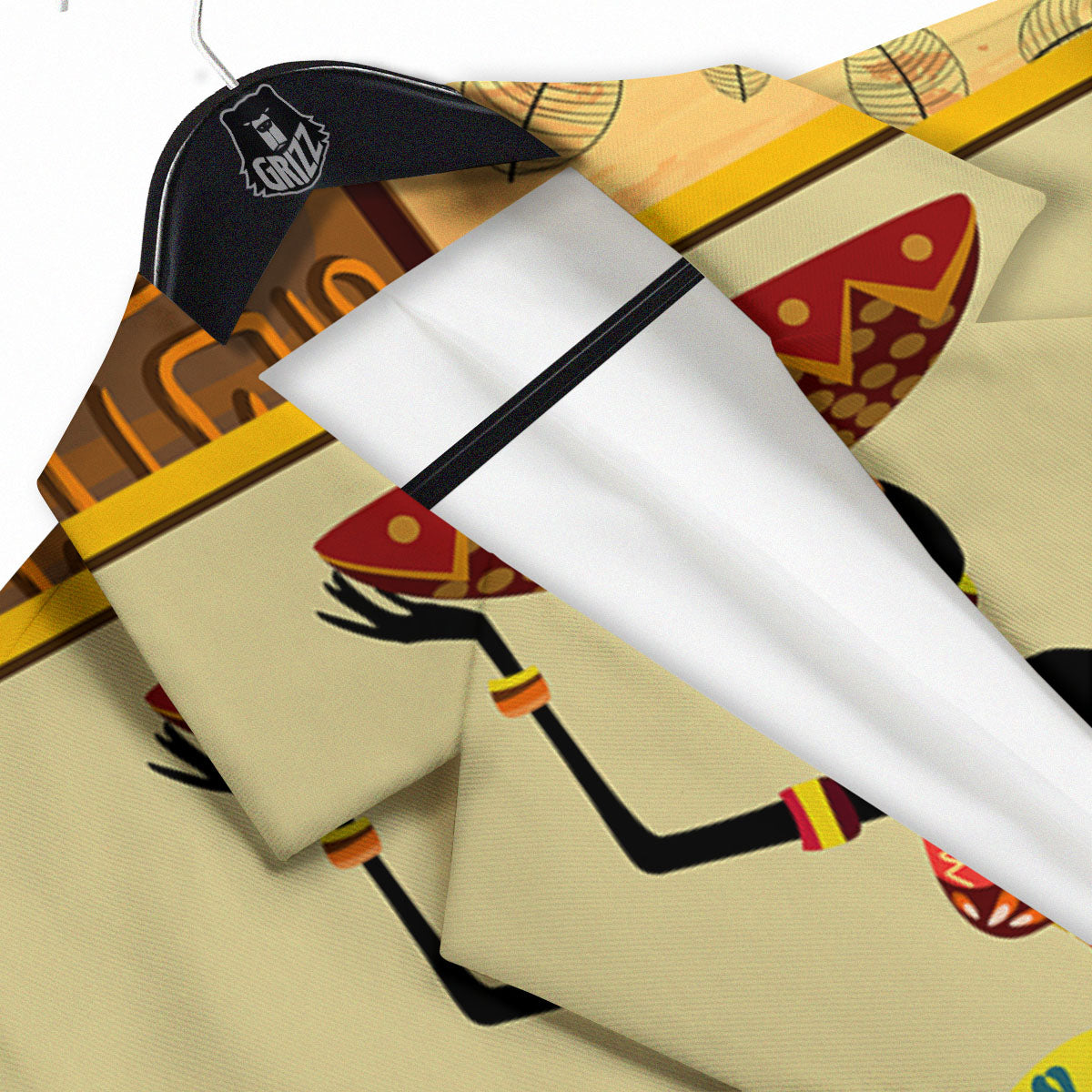 Tribal Inspired African Ethnic Print Men's Sport Coat-grizzshop