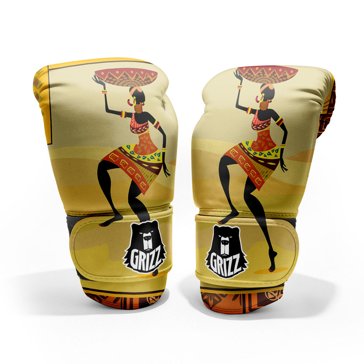 Tribal Inspired African Ethnic Print Pro Boxing Glove