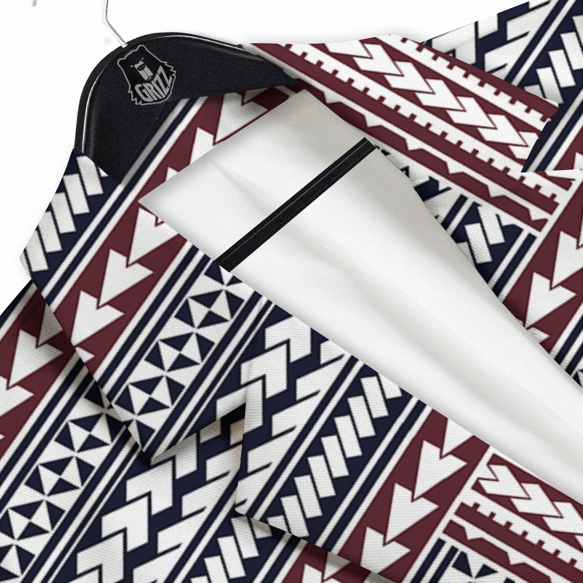 Tribal Maori Print Men's Sport Coat-grizzshop