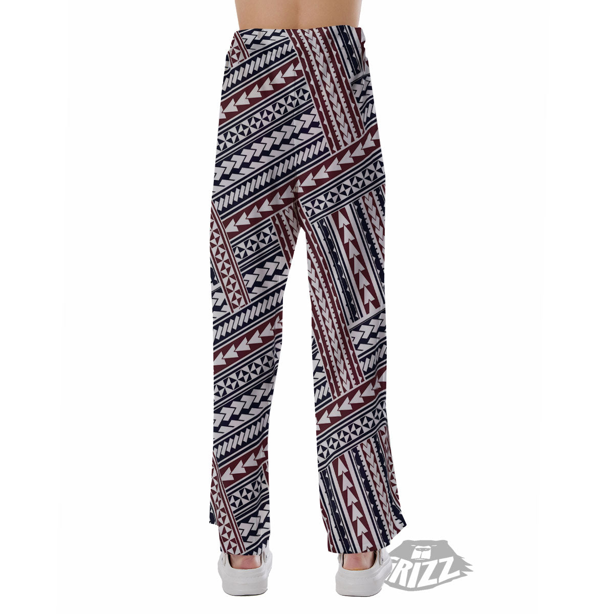 Tribal Maori Print Pajama Pants-grizzshop