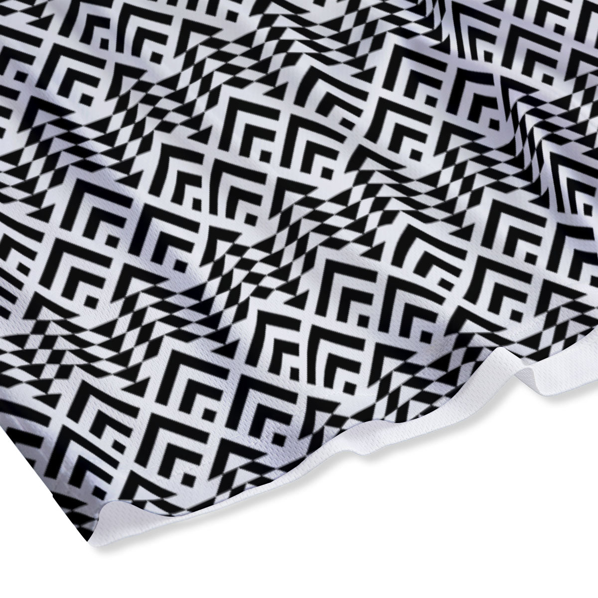 Tribal Maori Print Pattern Mesh Shorts