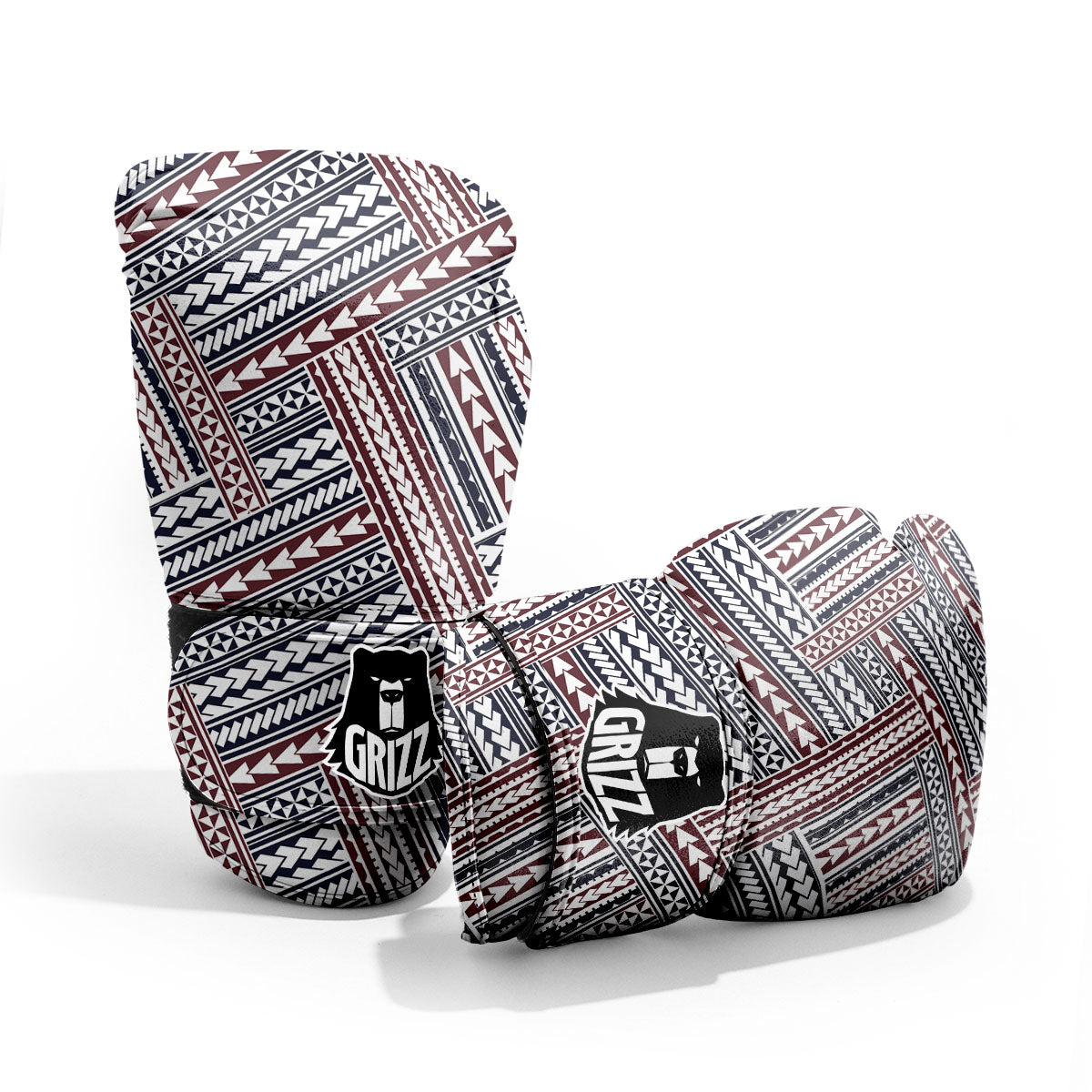Tribal Maori Print Pro Boxing Glove