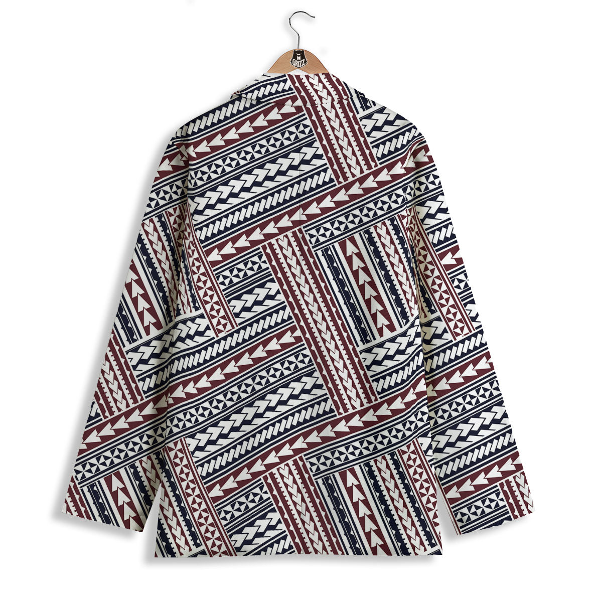 Tribal Maori Print Women's Blazer-grizzshop