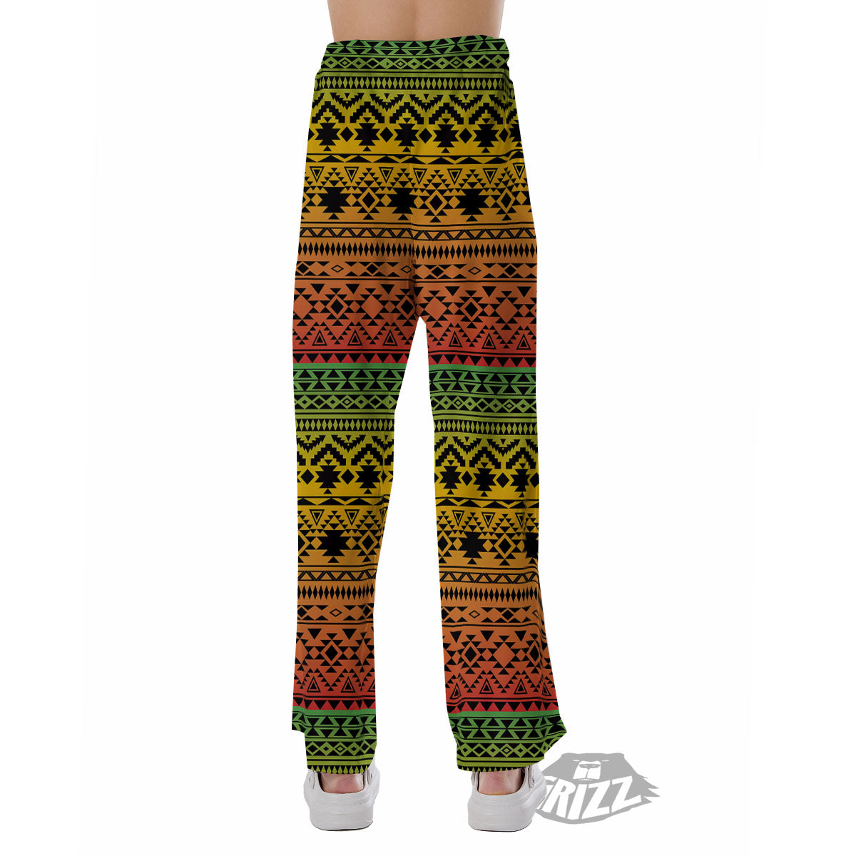 Tribal Rasta Print Pattern Pajama Pants-grizzshop