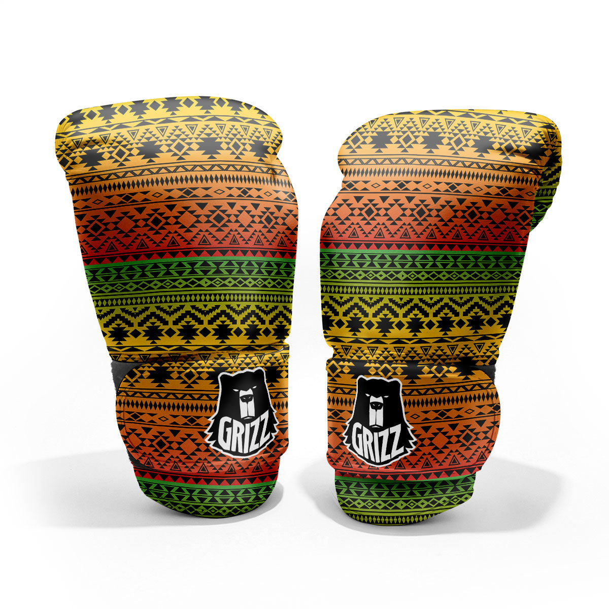 Tribal Rasta Print Pattern Pro Boxing Glove