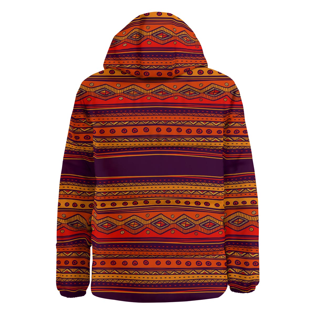 Tribal Sunset African Print Pattern Down Jacket-grizzshop