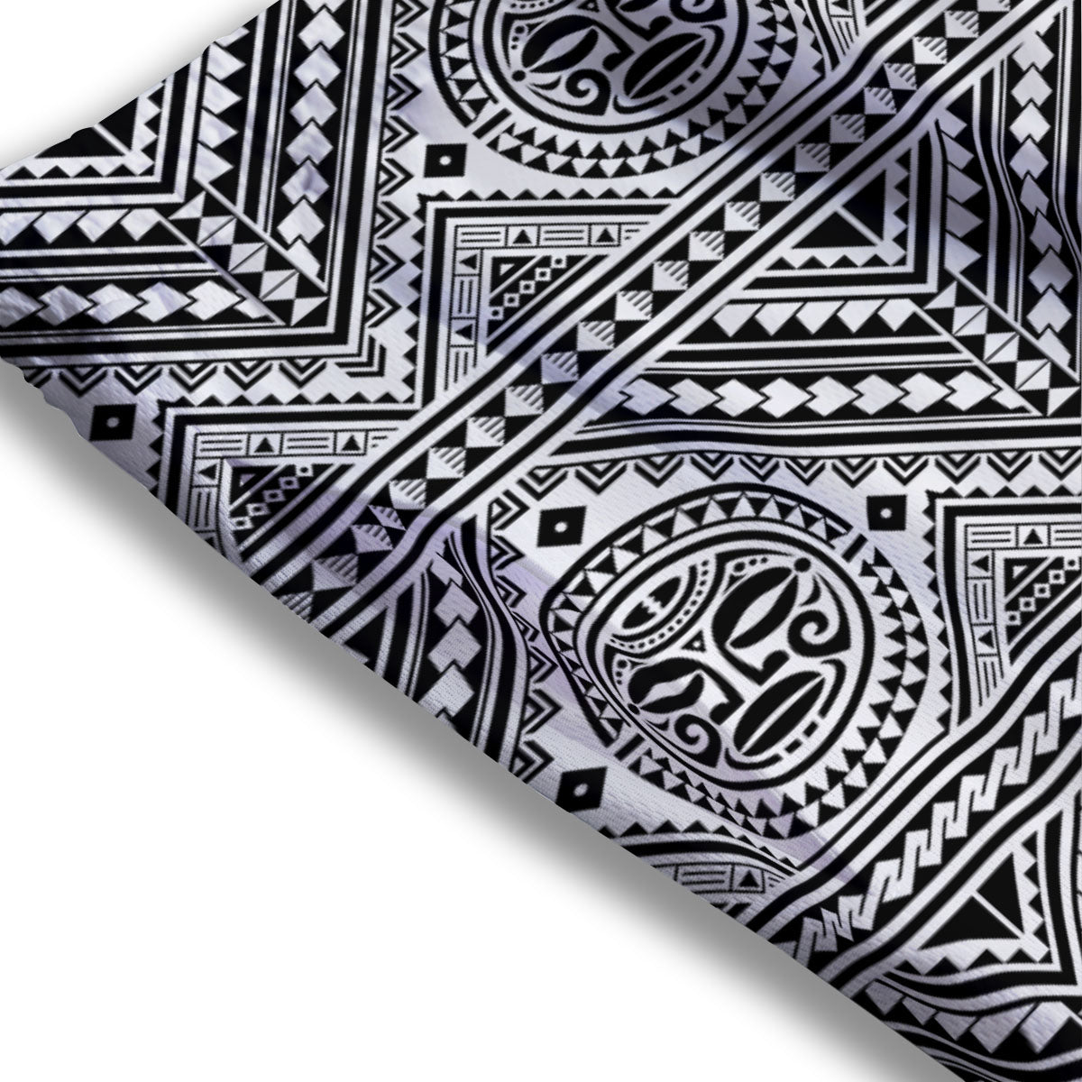 Tribal Tattoo Maori Polynesian Print Mesh Shorts