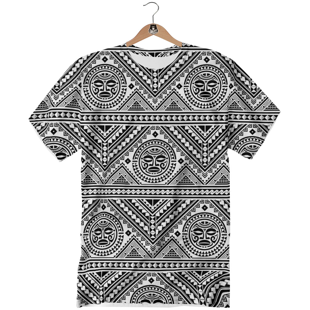 Tribal Tattoo Maori Polynesian Print T-Shirt-grizzshop