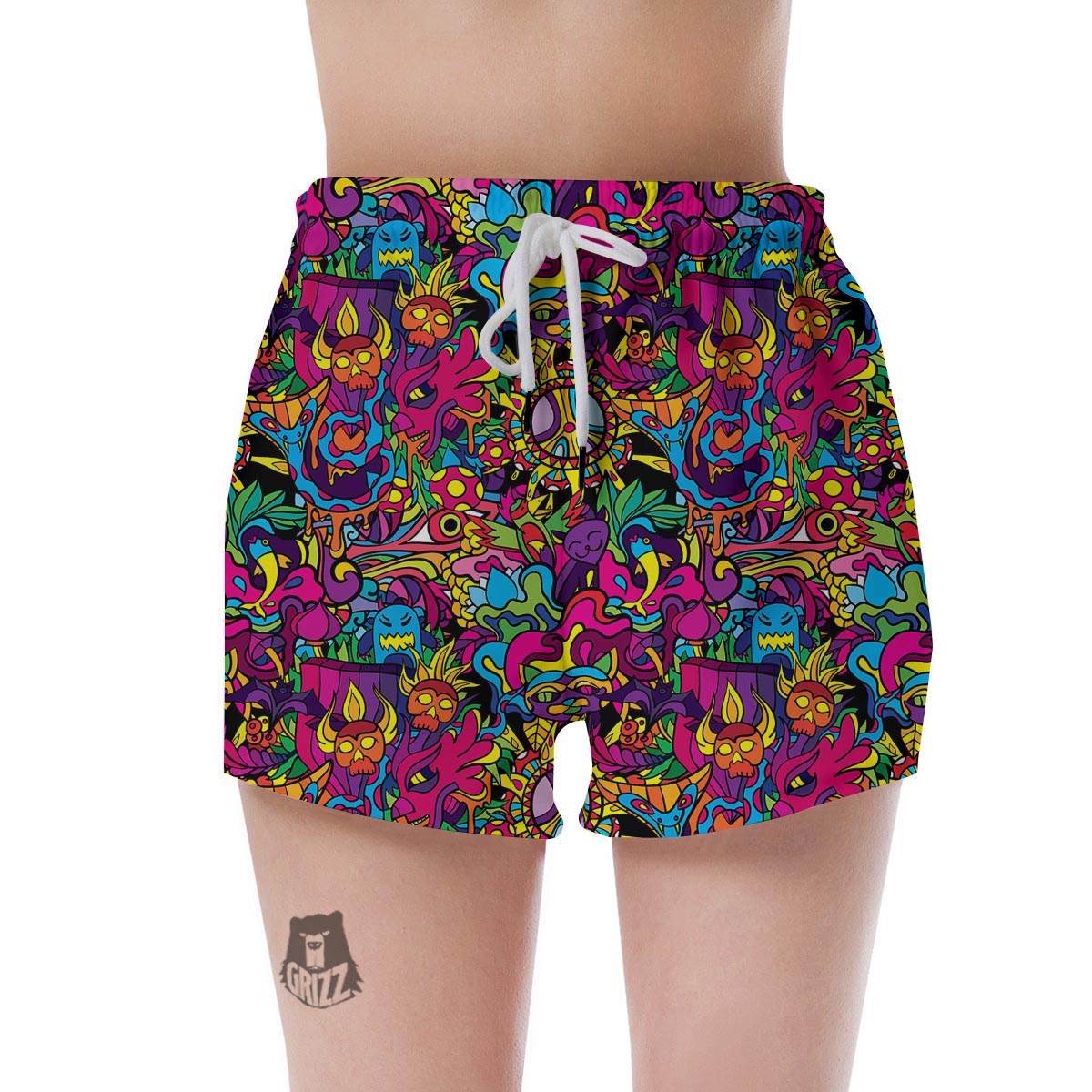 Tribal Trippy Women's Shorts-grizzshop