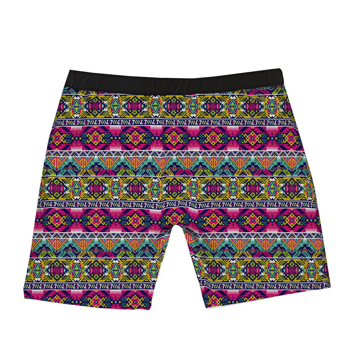 Tribal Aztec Colorful Print Pattern Boxer Briefs