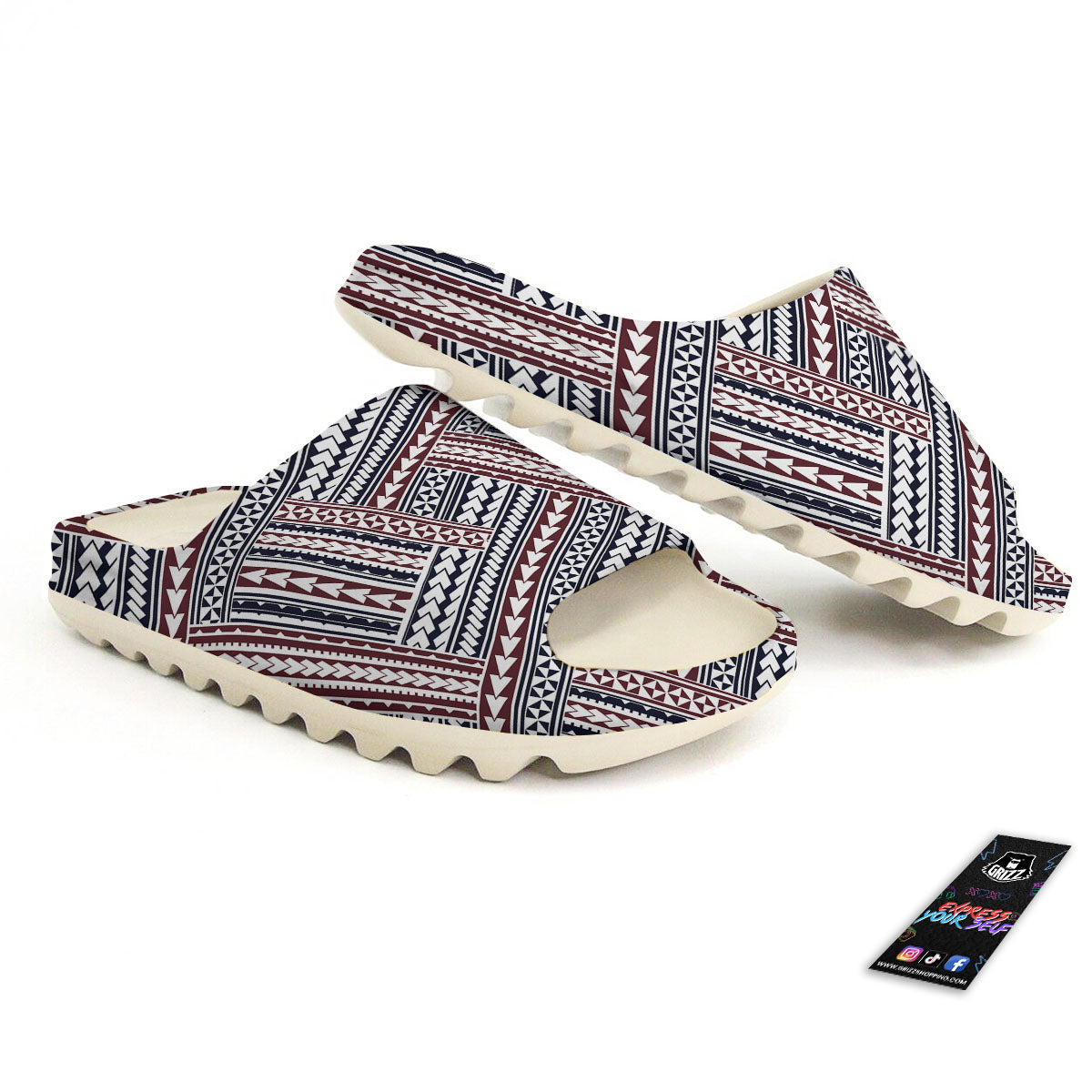 Tribal Maori Print Sandals-grizzshop