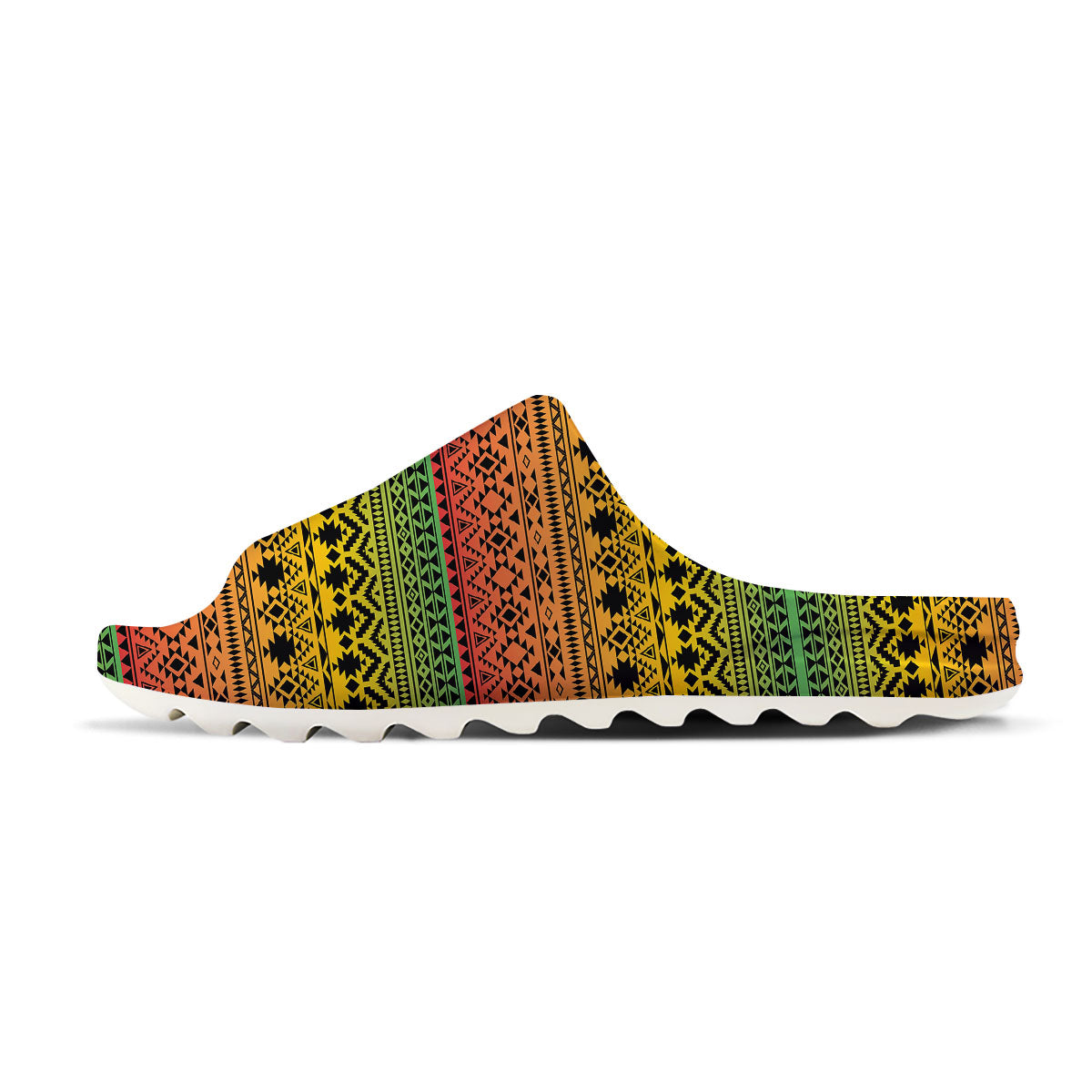 Tribal Rasta Print Pattern Sandals-grizzshop
