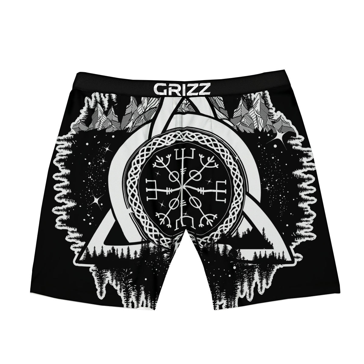 Trinity Knot Viking Celtic Print Boxer Briefs-grizzshop