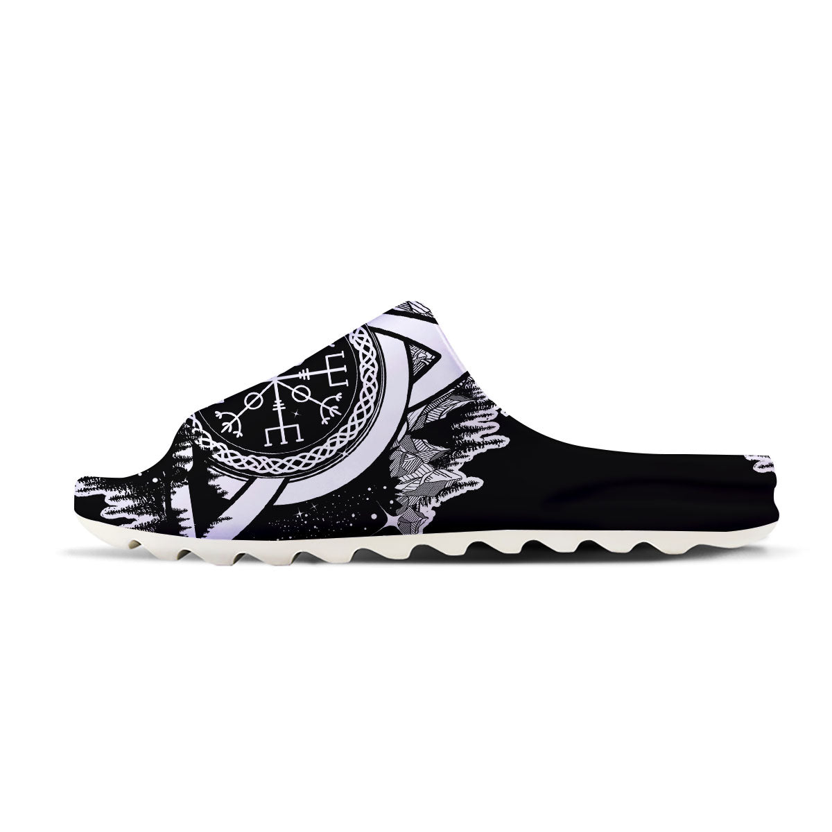 Trinity Knot Viking Celtic Print Sandals-grizzshop