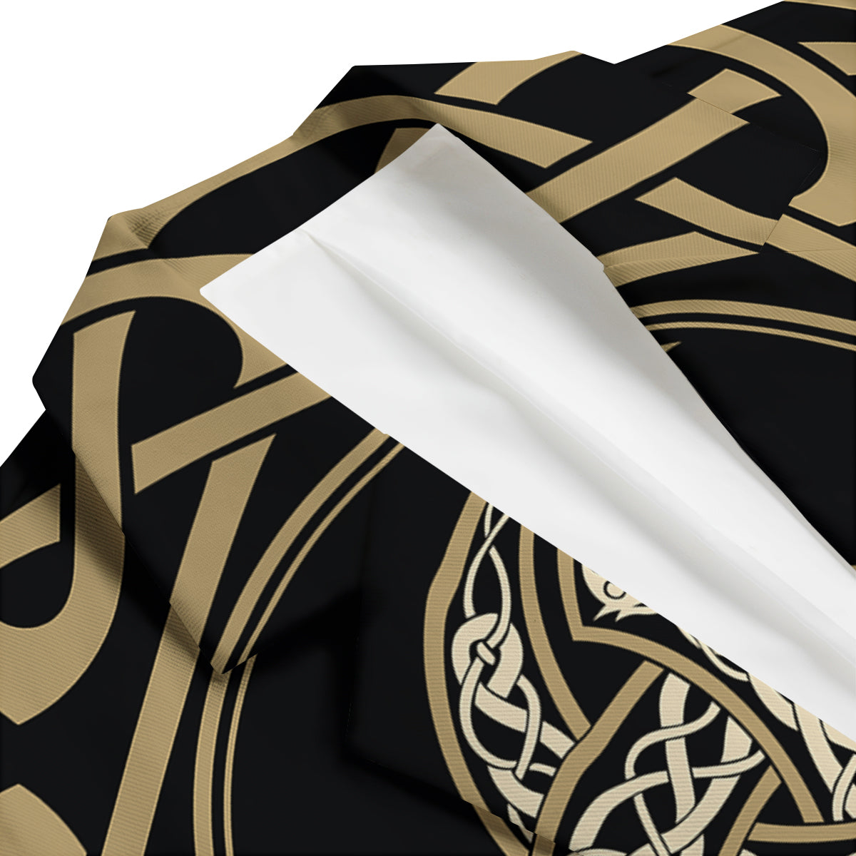 Triple Horn of Odin Viking Men's Blazer-grizzshop