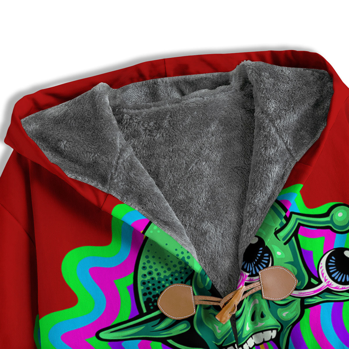 Trippy Alien Crazy Print Men's Windbreaker Jacket-grizzshop