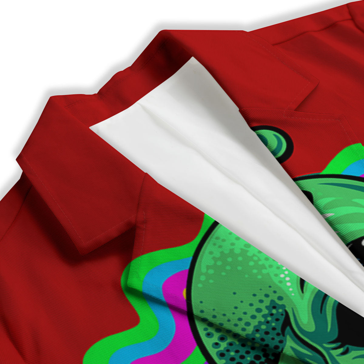 Trippy Alien Crazy Print Women's Blazer-grizzshop