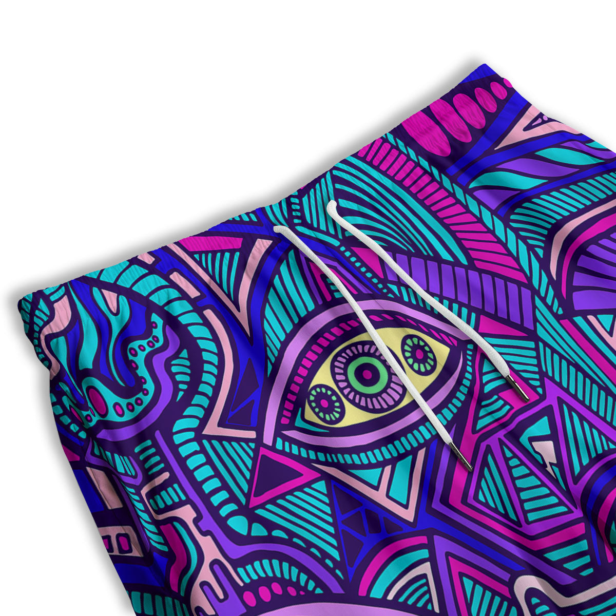 Tropical Parrot Print Pattern Men's Athletic Shorts