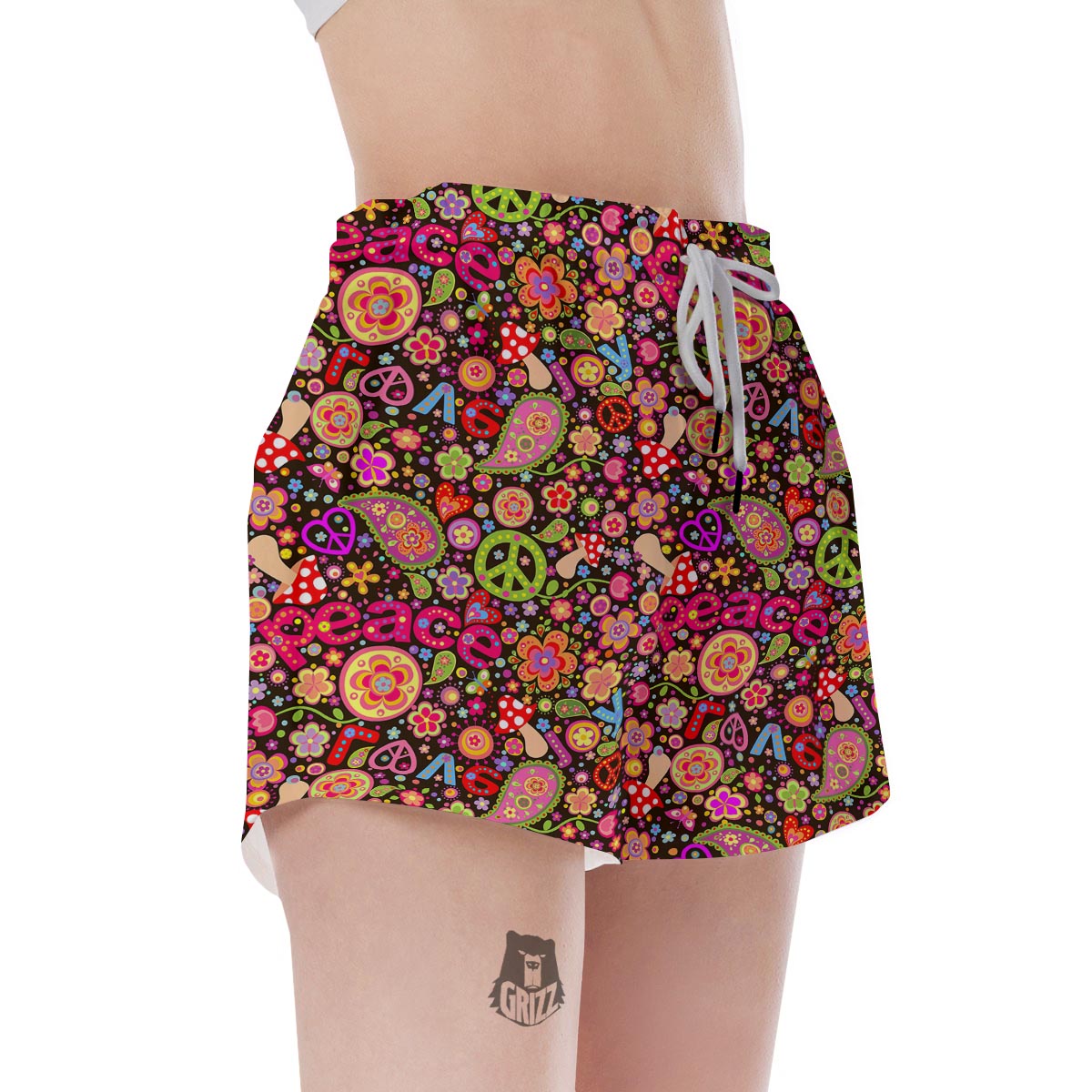 Trippy Hippie Women's Shorts-grizzshop